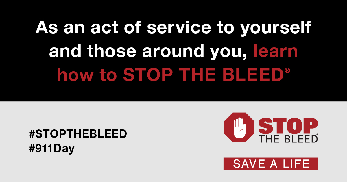 #911Day #STOPTHEBLEED