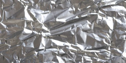 Aluminum foil comes in all shapes and thicknesses. It must be free of food, oil, and any other contaminants.