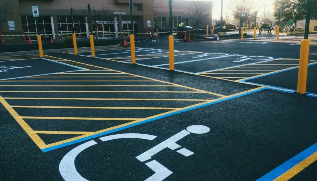 parking lot striping