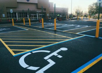 parking lot striping