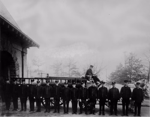 Washington DC 15 firefighters wagon