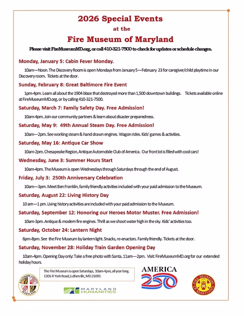 The-Fire-Museum-of-Maryland-Special-Events-2026